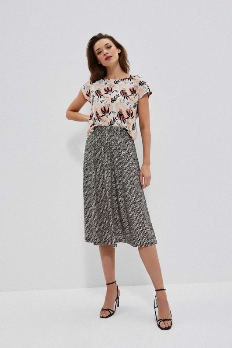 Spódnica damska, czarna, Moodo