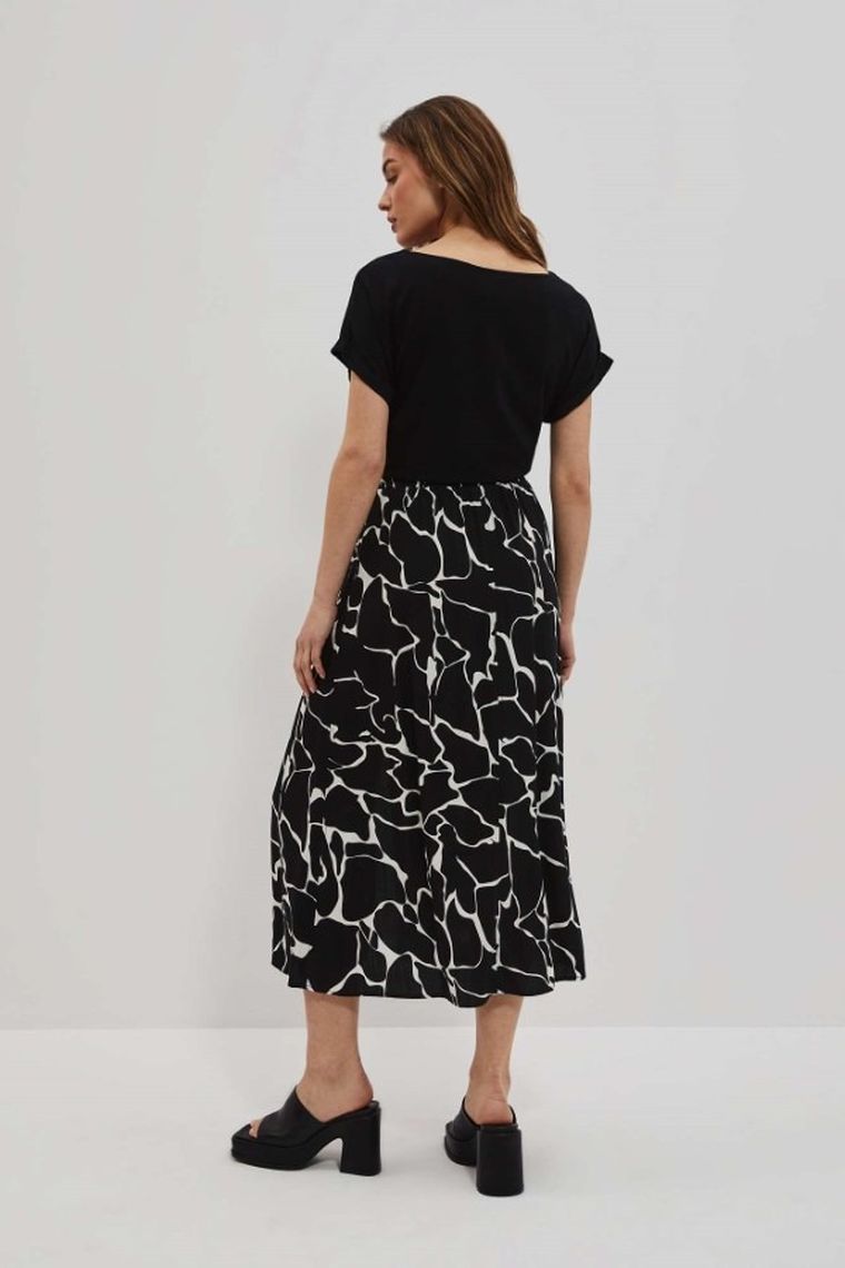 Spódnica damska, czarna, Moodo