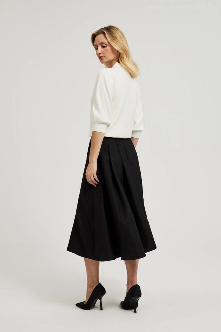 Spódnica damska, czarna, Moodo