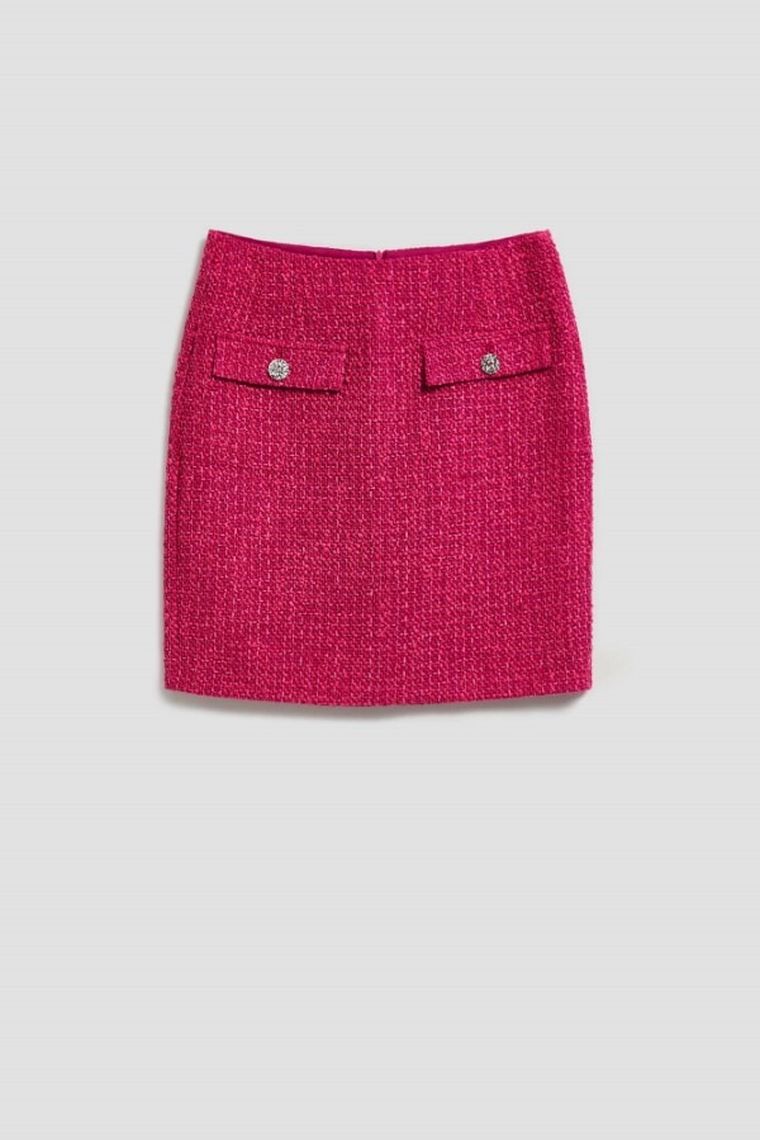 Spódnica damska, różowa, Moodo