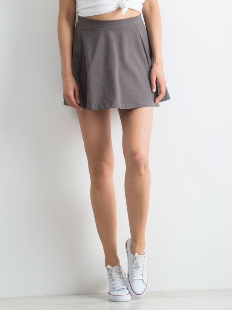 Spódnica damska, szara, Factory Price