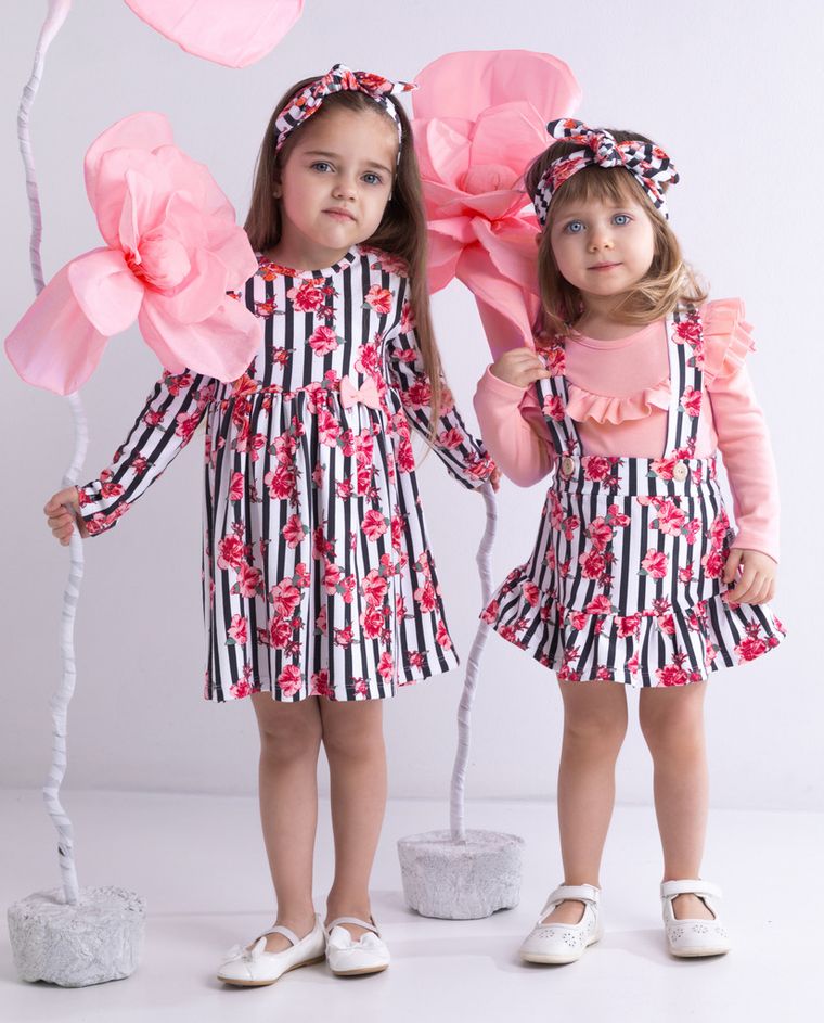 Spódnica ogrodniczka dziewczęca, mix, Nicol