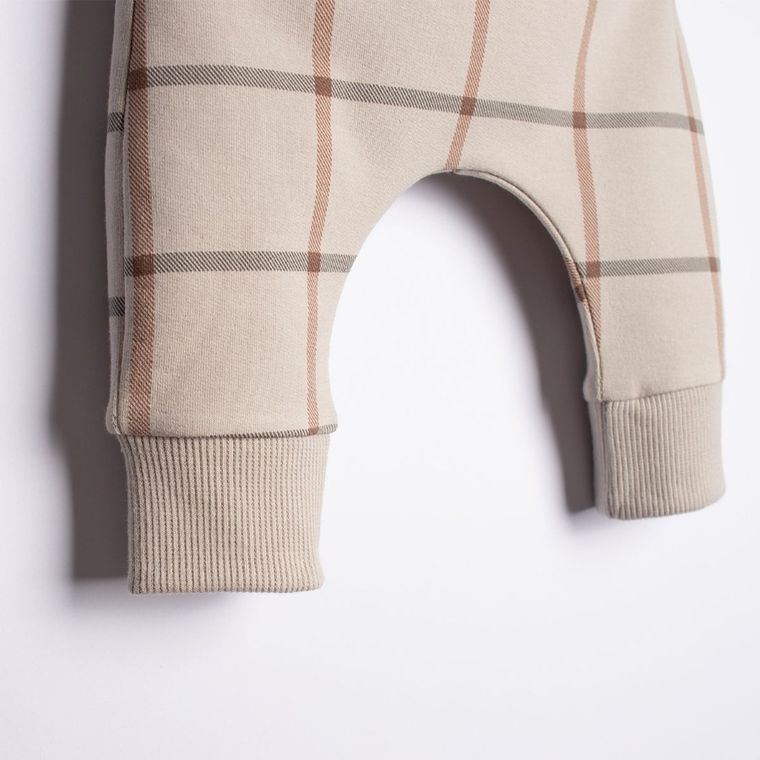 Spodnie dresowe chłopięce, beżowe, Nicol