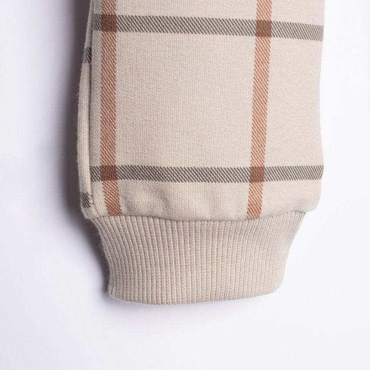 Spodnie dresowe chłopięce, beżowe, Nicol