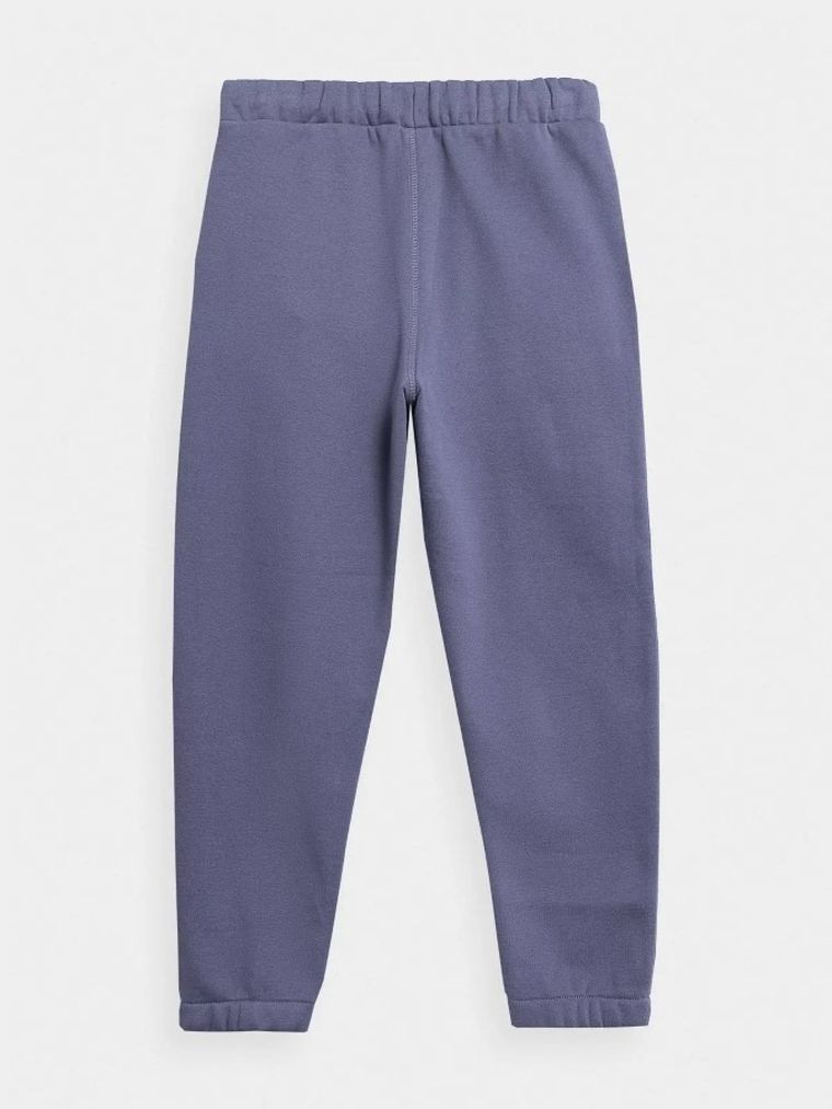 Spodnie dresowe chłopięce, denim, 4F