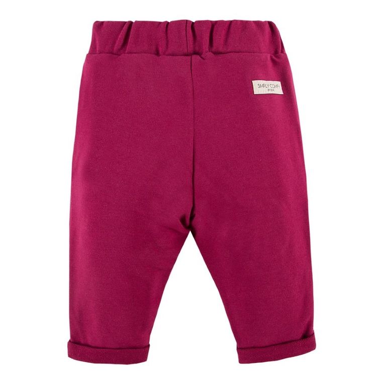 Spodnie dresowe dziewczęce, bordowe, Eevi