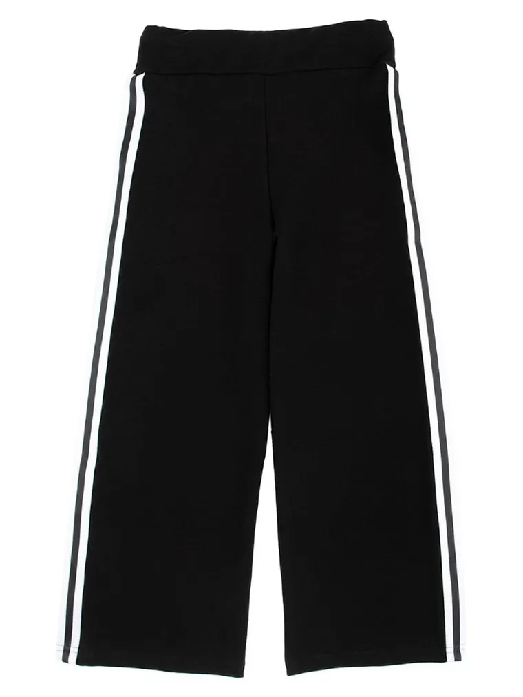 Spodnie dresowe dziewczęce, czarne, Tup Tup