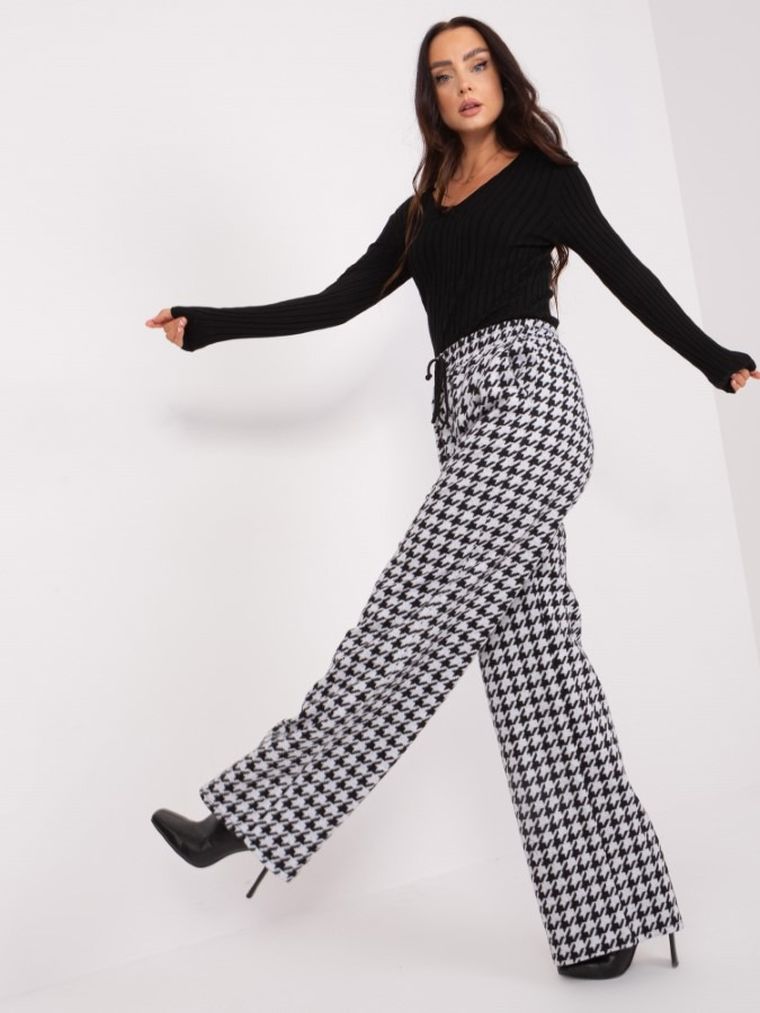 Spodnie materiałowe damskie, mix, Lakerta