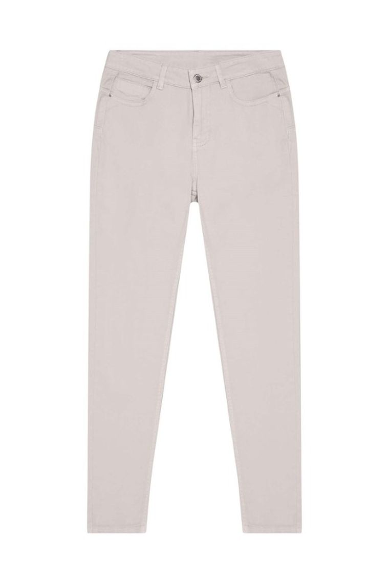 Spodnie materiałowe damskie, szare, Moodo