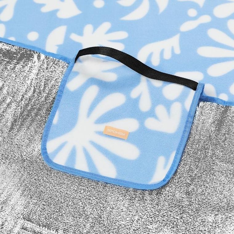 Spokey, Breeze XL, trzywarstwowy koc piknikowy, 210-150 cm