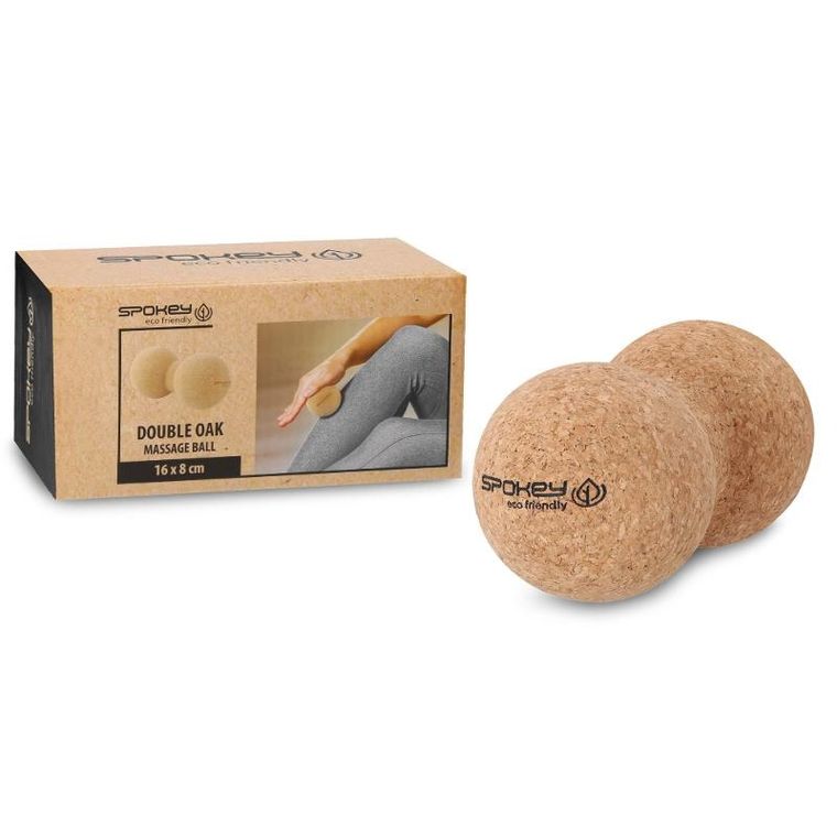 Spokey, Oak, piłeczka podwójna do masażu, korkowa