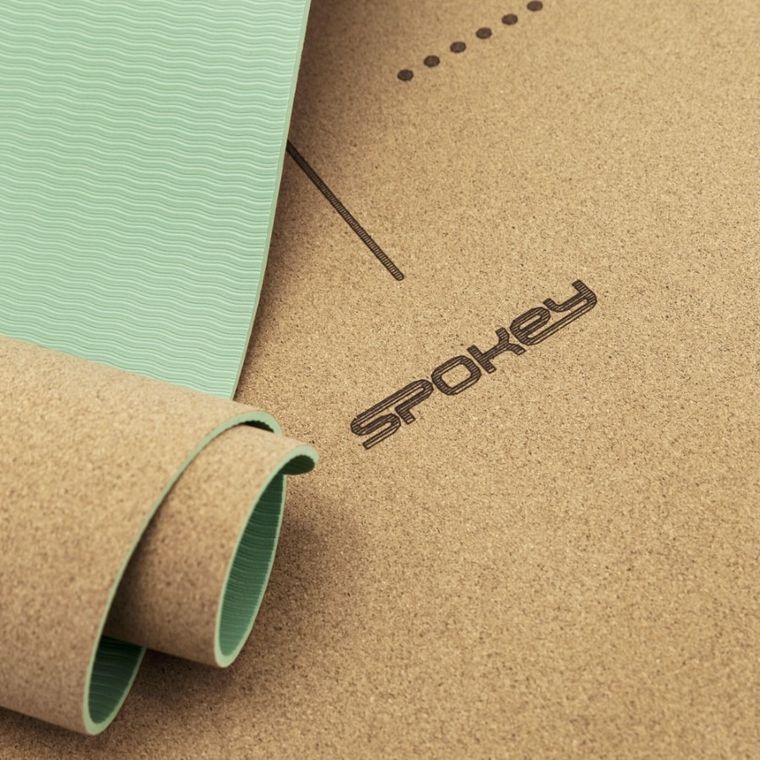 Spokey, Savasana, mata fitnesowa korkowa, 0,4 cm