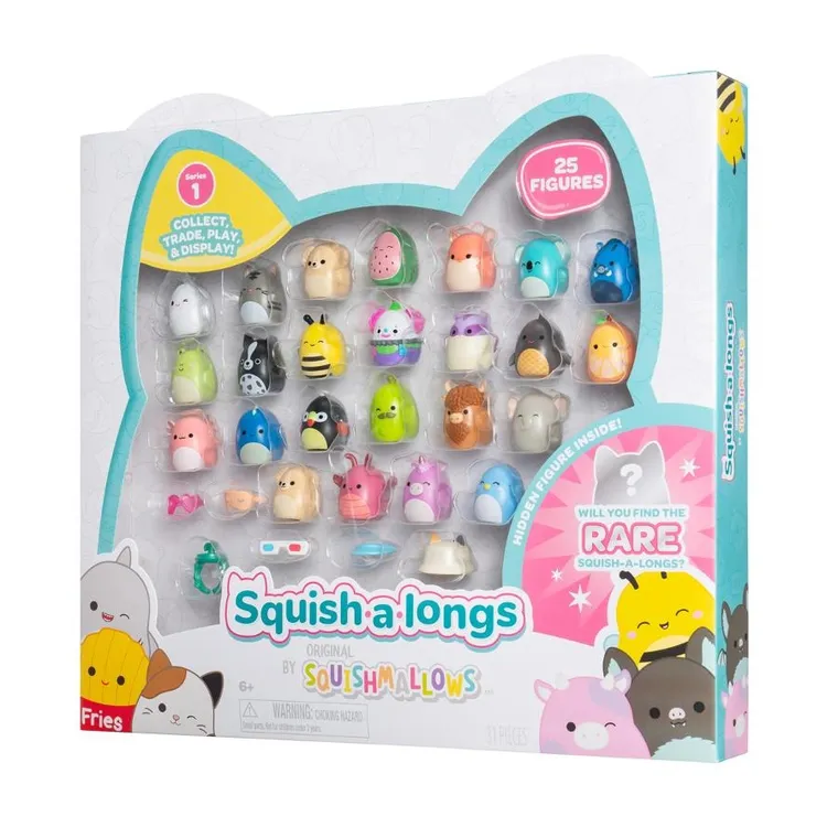 Squish-a-longs, zestaw figurek, 25 szt.