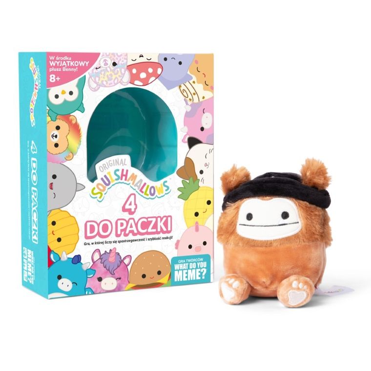 Squishmallows, 4 do paczki, gra karciana