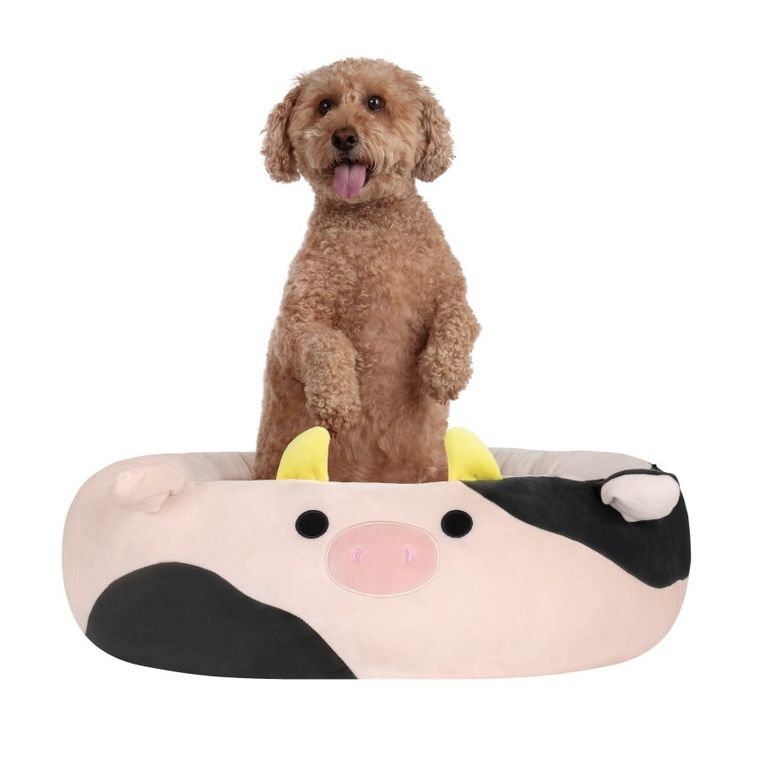 Squishmallows, legowisko dla psa, rozmiar L, 76 cm, Connor The Cow