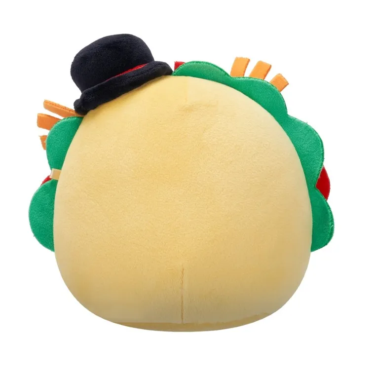 Squishmallows, Little Plush, Tex, żółte taco w meloniku, maskotka, 19 cm