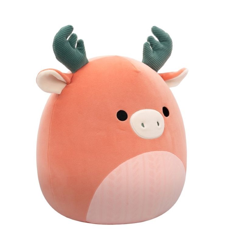 Squishmallows, Medium Plush, Dark Peach Moose, brzoskwiniowy łoś, maskotka, 30 cm
