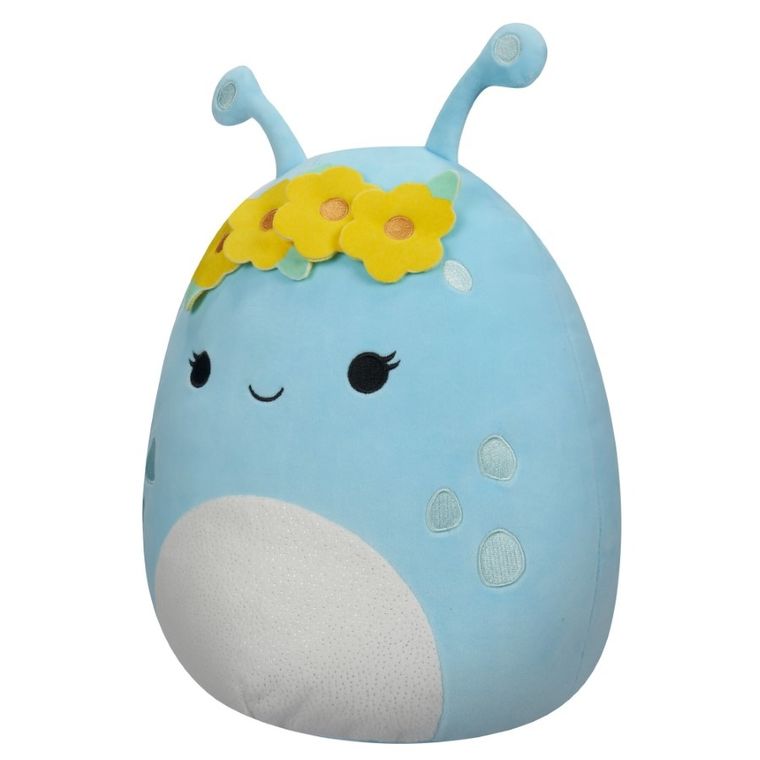 Squishmallows, Natnat, Pastel Blue Alien, niebieski ufoludek, maskotka, 30 cm