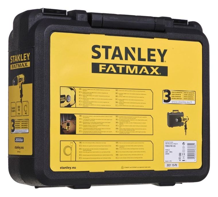 Stanley, opalarka, 2000W, FME670K-QS