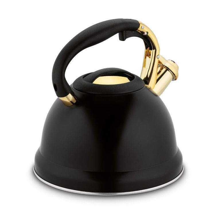 Starke Pro, Asteria II, czajnik 3l, czarny mat + złote elementy, indukcja
