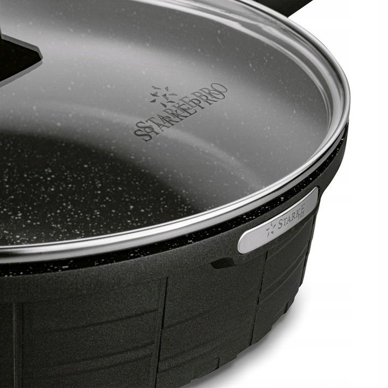 Starke Pro, Crows Marble, patelnia z pokrywą, 28-7.5 cm