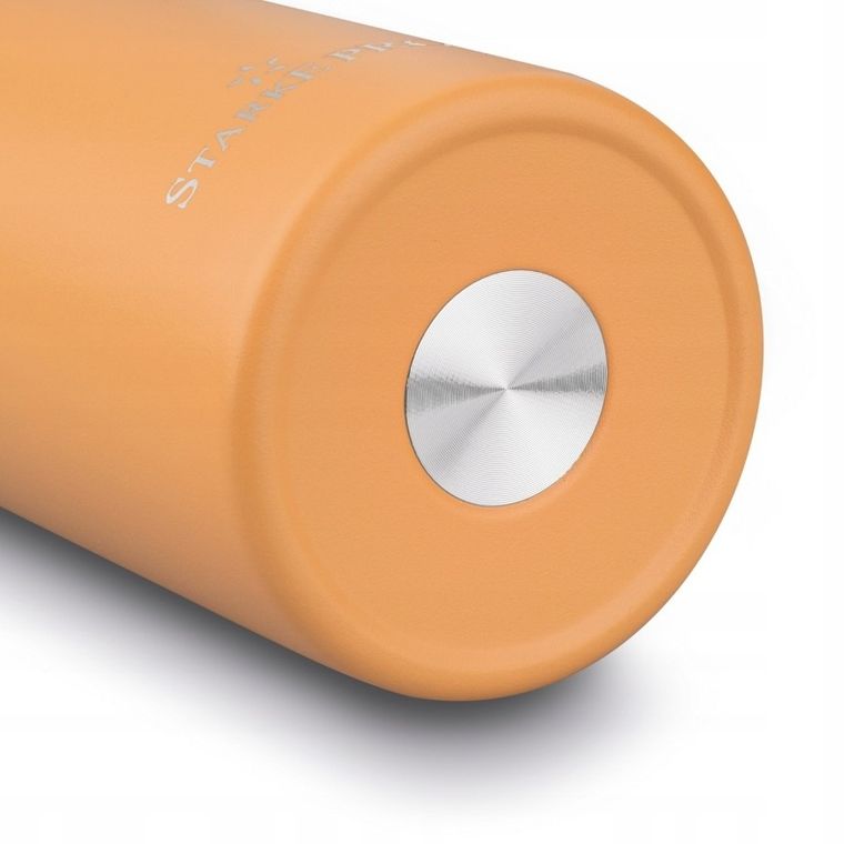 Starke Pro, Lazaro, butelka termiczna z sitkiem, pomarańczowa, 400 ml