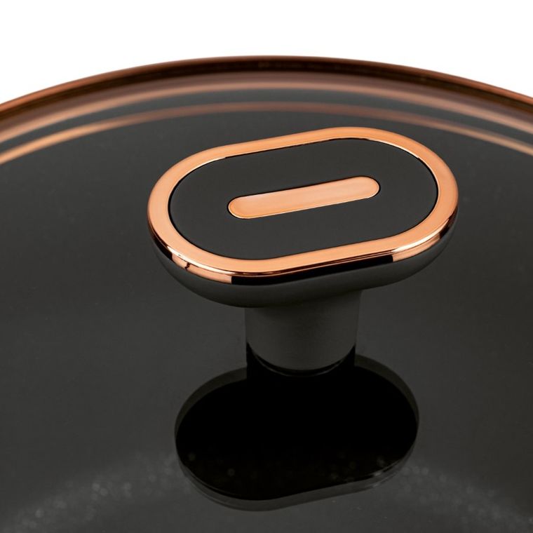 Starke Pro, Texture Grey, zestaw garnków z pokrywką i patelnia, 10 elementów