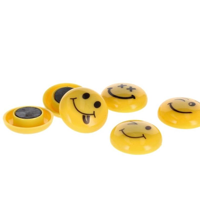 Starpak, magnesy, 30mm, mix emoticons