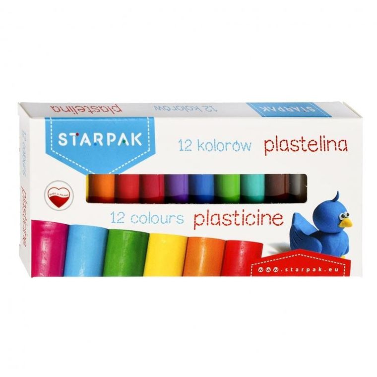 Starpak, plastelina, 12 kolorów