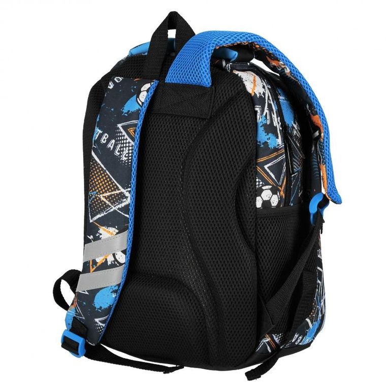 Starpak, plecak szkolny, 1-komorowy, Football Blue