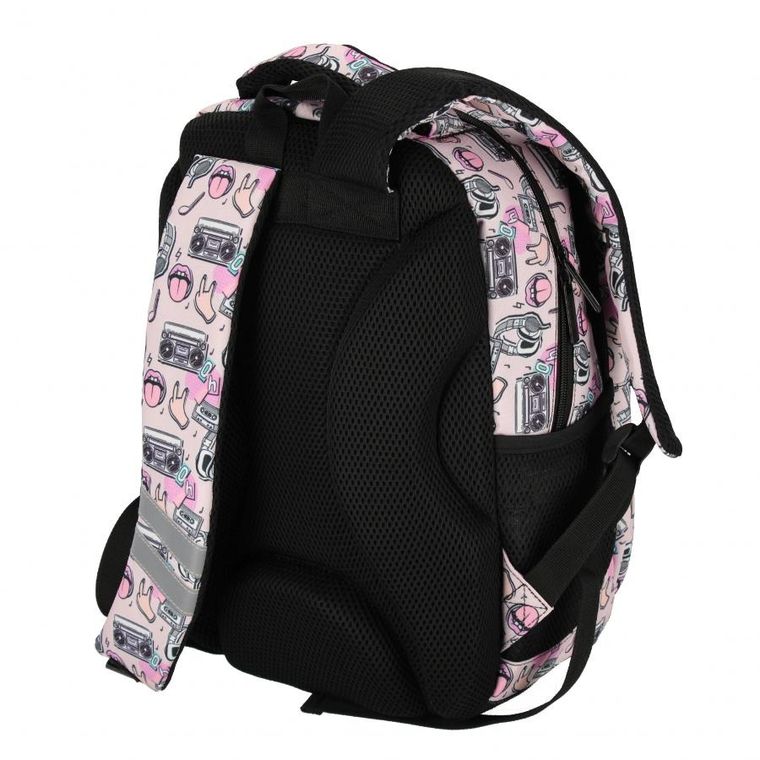 Starpak, plecak szkolny, 1-komorowy, Pink Music