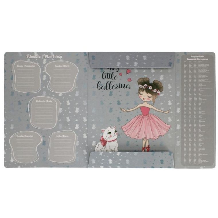 Starpak, teczka z gumką A4, balerina, 1 szt.