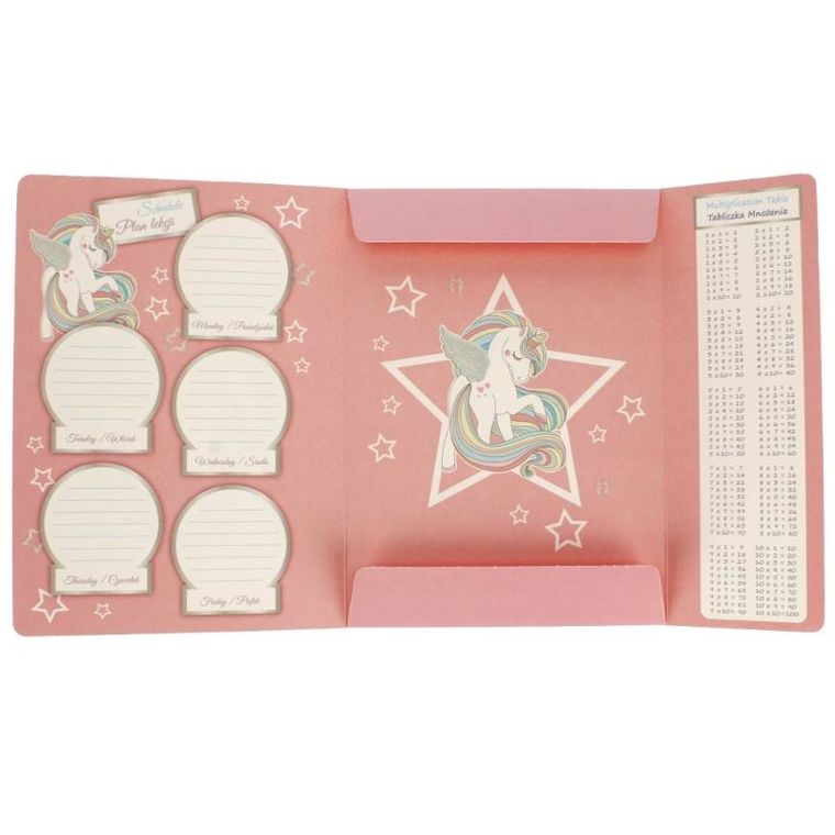 Starpak, teczka z gumką, A4, unicorn, 1 szt.