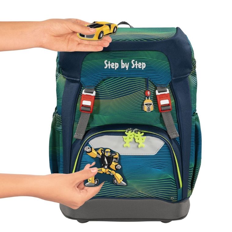 Step by Step, Grade, plecak szkolny, 1-komorowy, Power Robot
