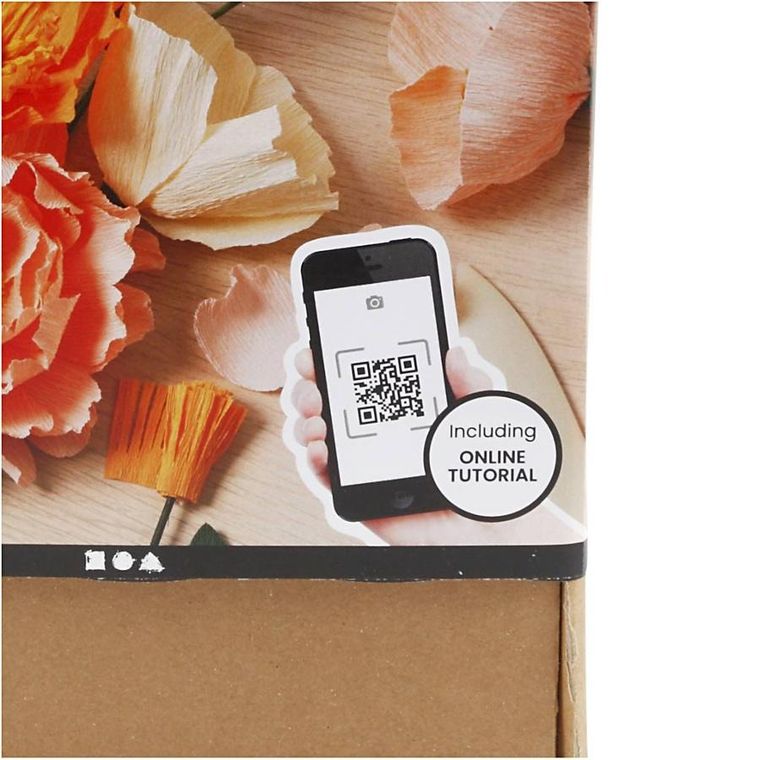 Stepp, zestaw do tworzenia kwiatów z krepiny