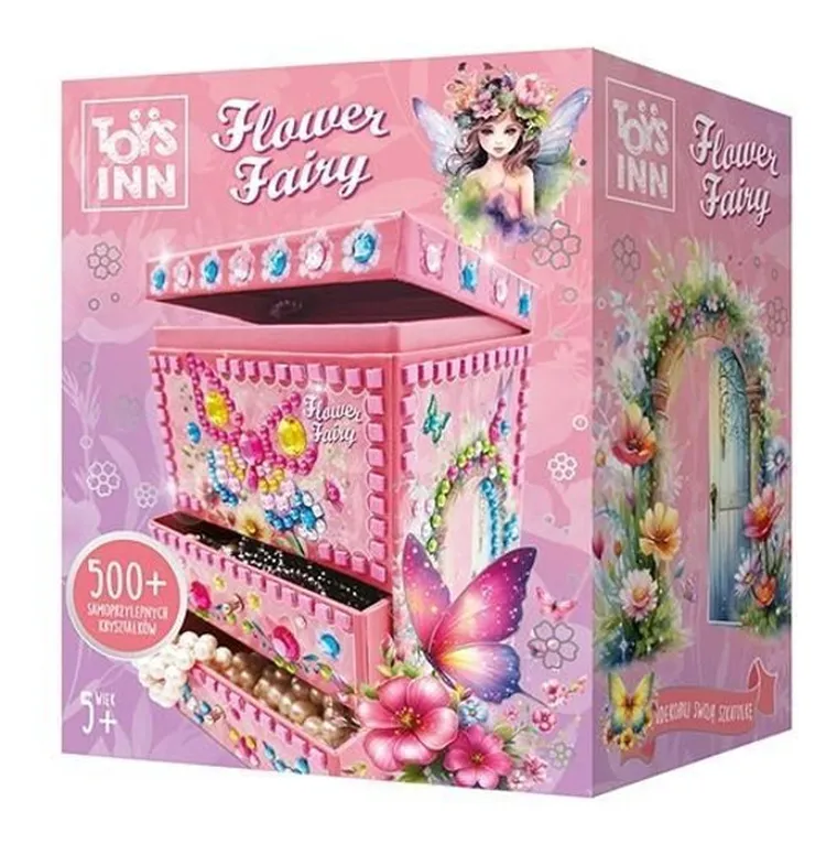 Stnux, Flower Fairy, szkatułka do dekorowani, mozaika, Bellisa