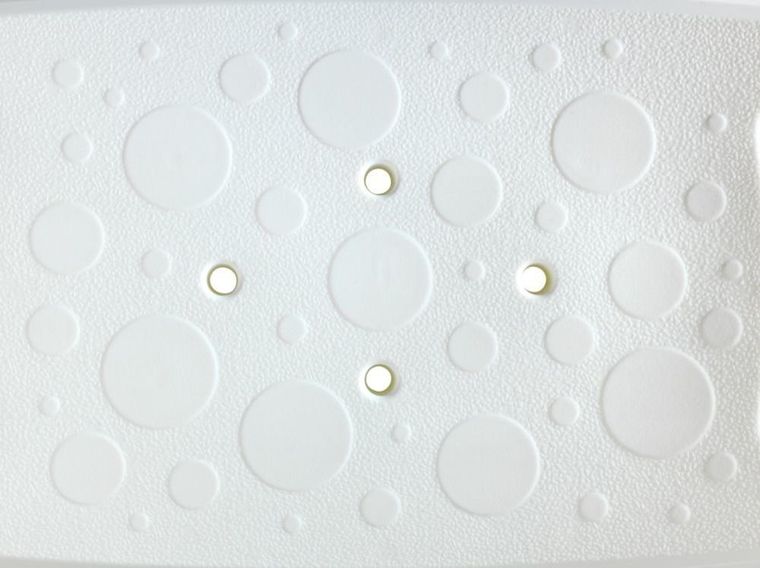 Stołek łazienkowy regulowany, Secura, biały