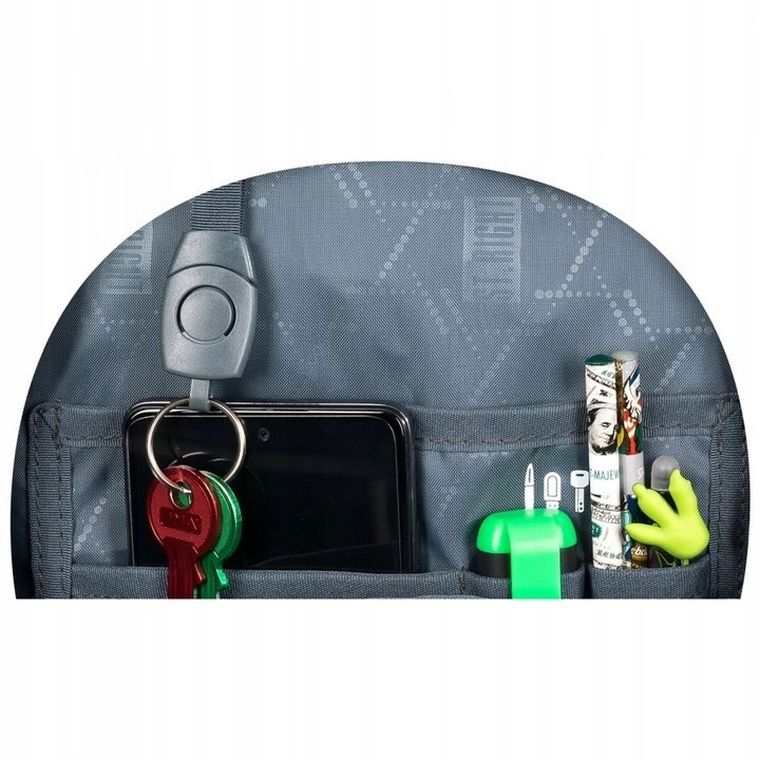 St.Right, plecak szkolny, 4-komorowy, Lemon Gradient