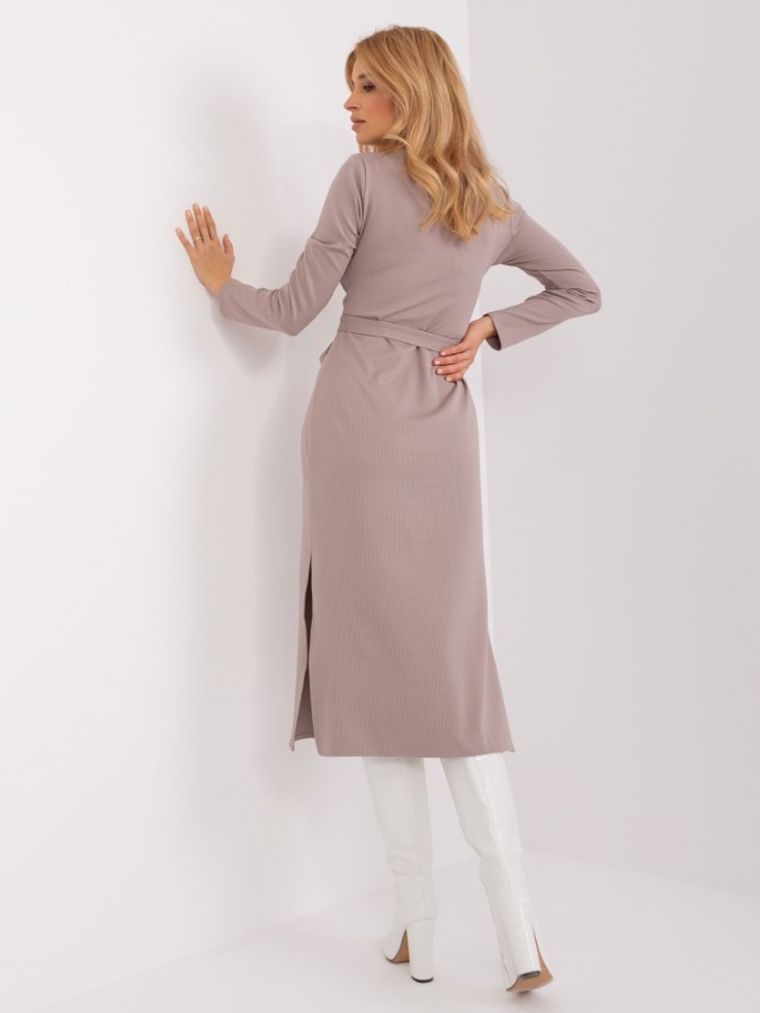 Sukienka damska, beżowa, Lakerta