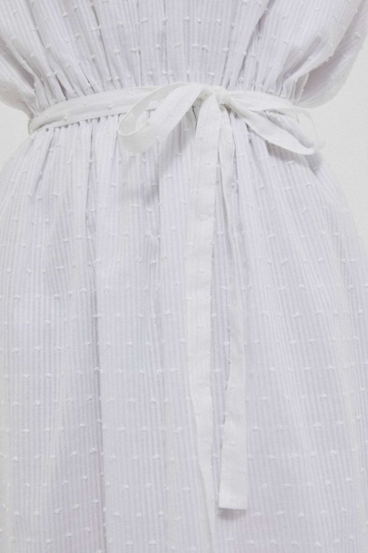 Sukienka damska, biała, Moodo