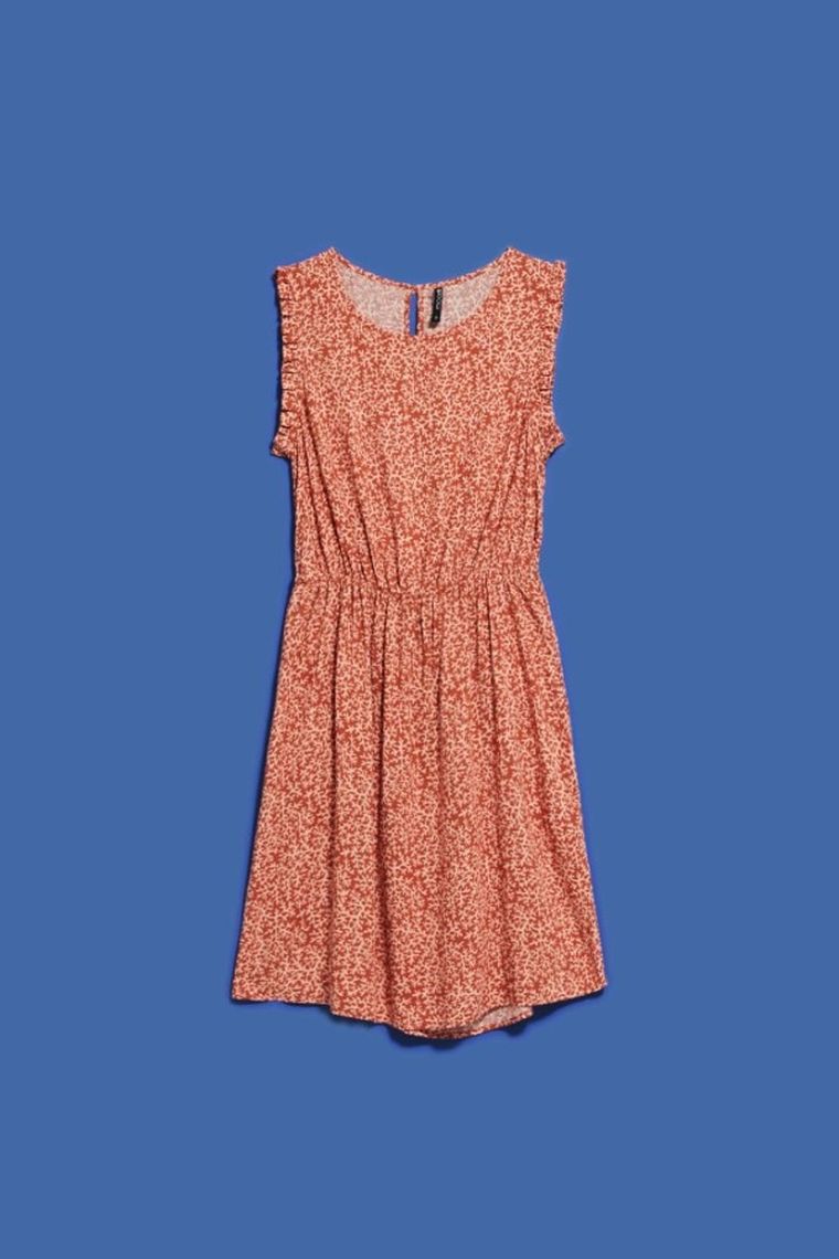 Sukienka damska, brązowa, Moodo