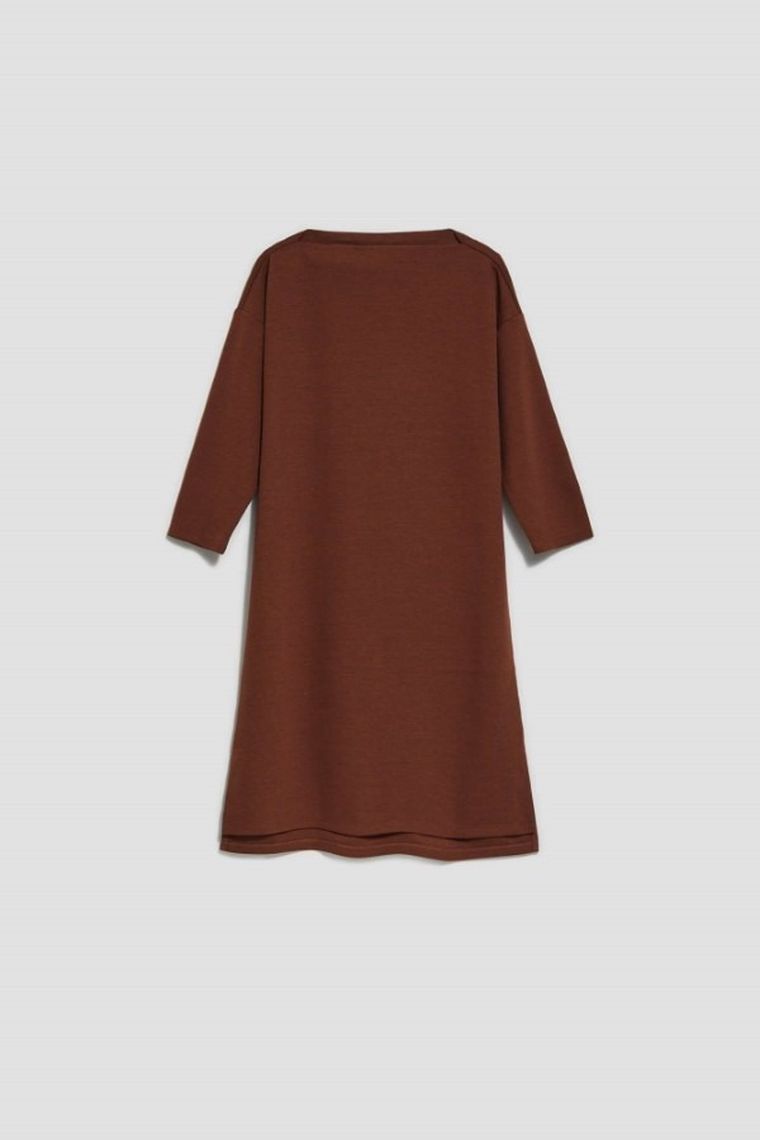 Sukienka damska, brązowa, Moodo