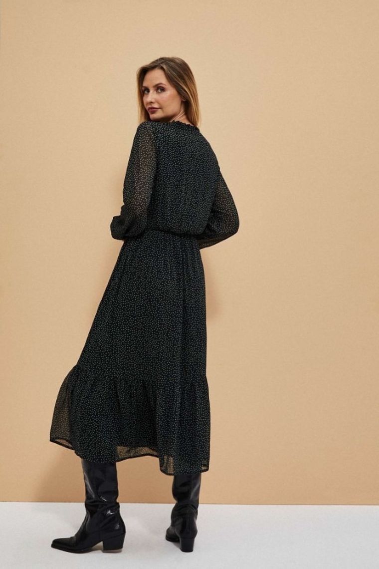 Sukienka damska, czarna, Moodo