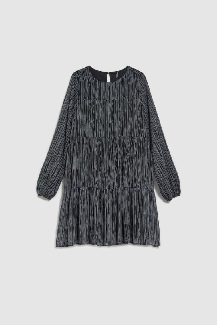 Sukienka damska, czarna, Moodo