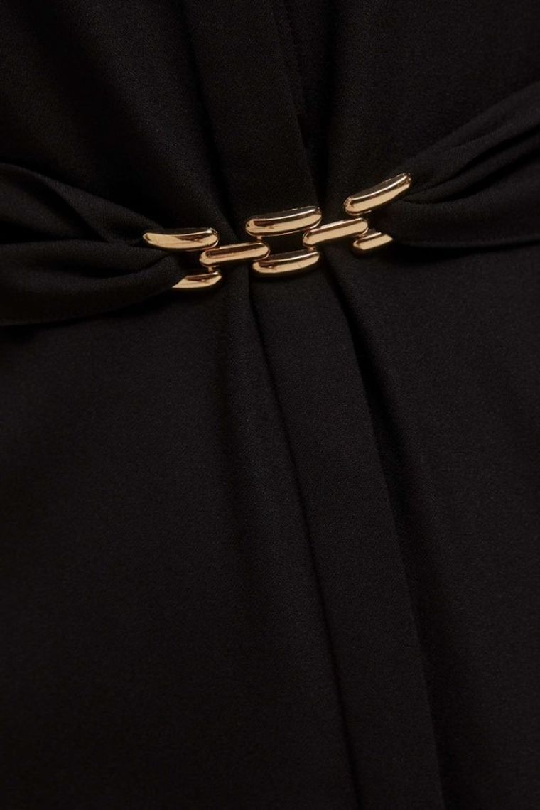 Sukienka damska, czarna, Moodo