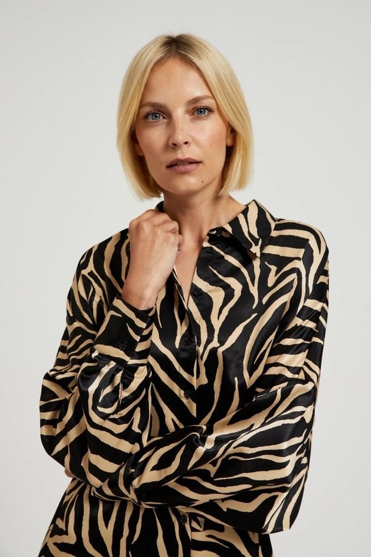 Sukienka damska, czarna, Moodo