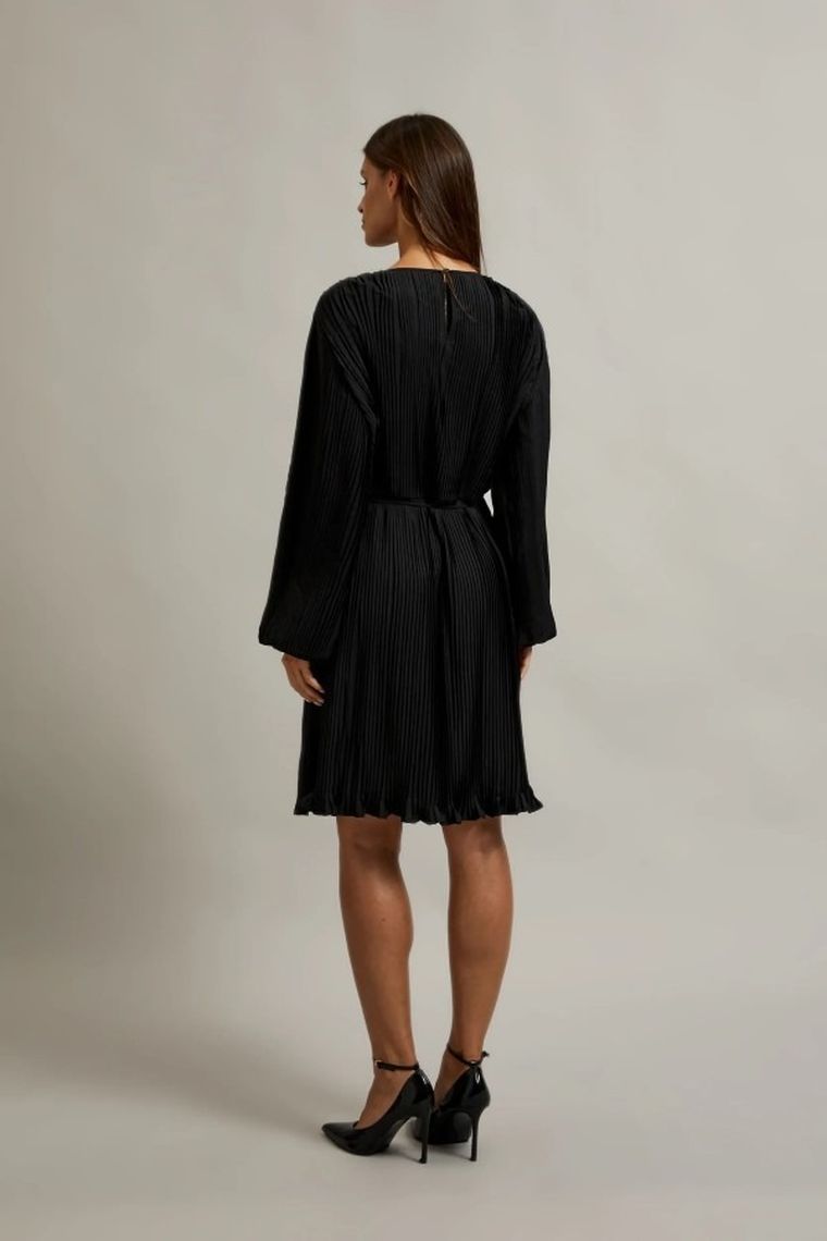 Sukienka damska, czarna, Moodo