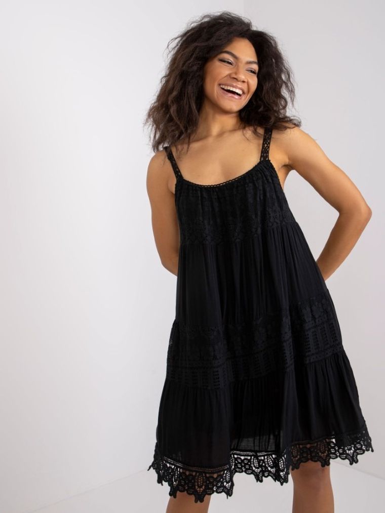 Sukienka damska, czarna, Och Bella