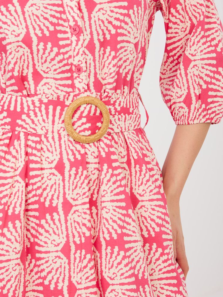 Sukienka damska, koralowa, Sublevel