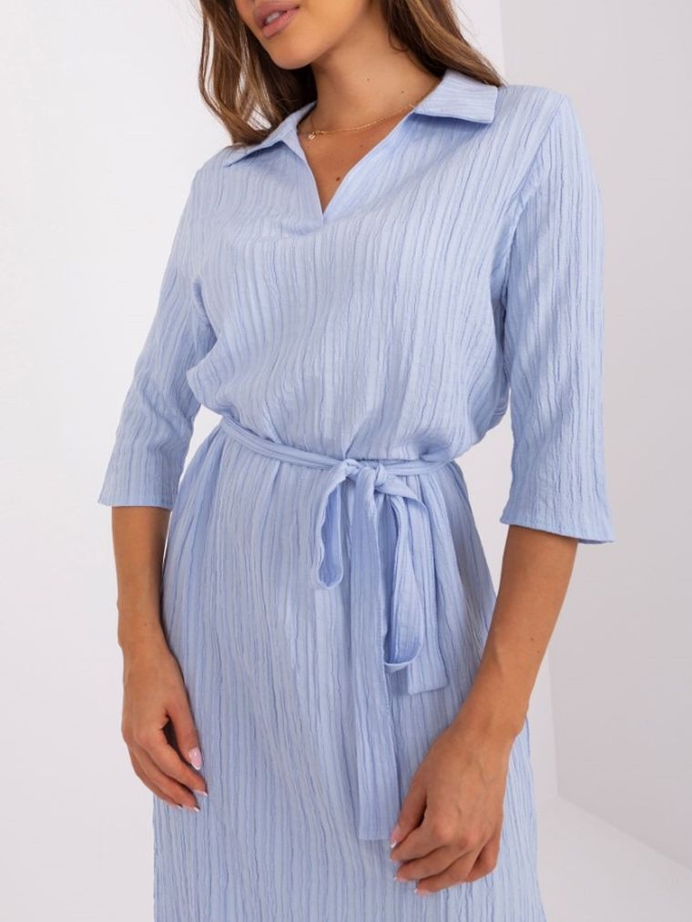 Sukienka damska, niebieska, Lakerta